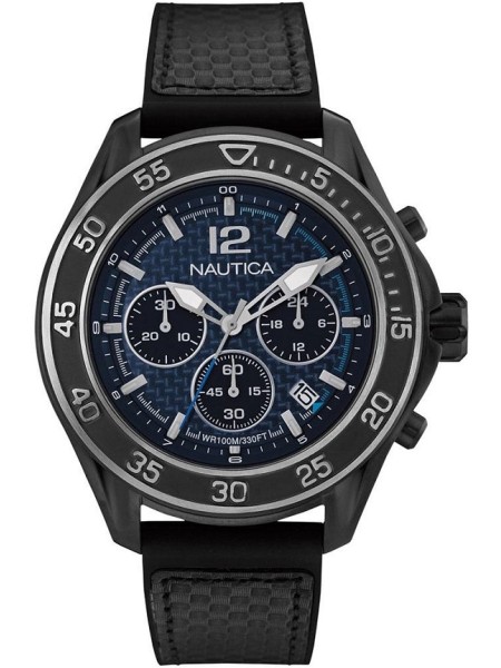 Nautica NAD25506G men's watch, silicone strap