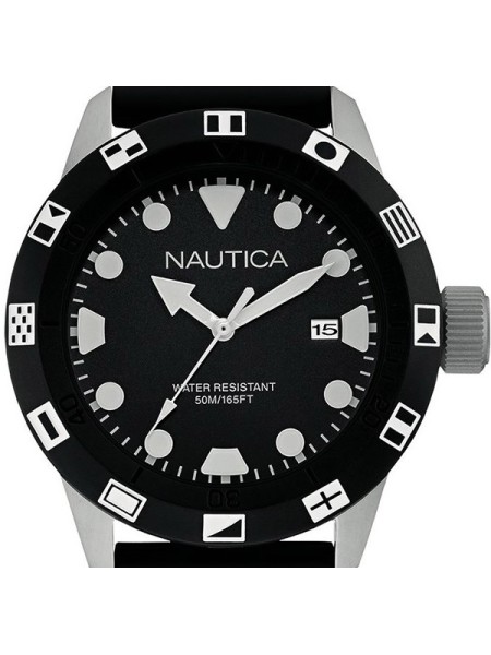 Nautica NAI09509G Herrenuhr, rubber Armband