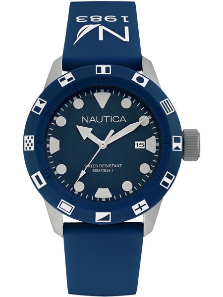 Nautica NAI09511G men's watch, caoutchouc strap