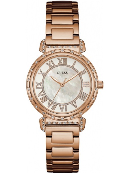 Guess W0831L2 Relógio para mulher, pulseira de acero inoxidable