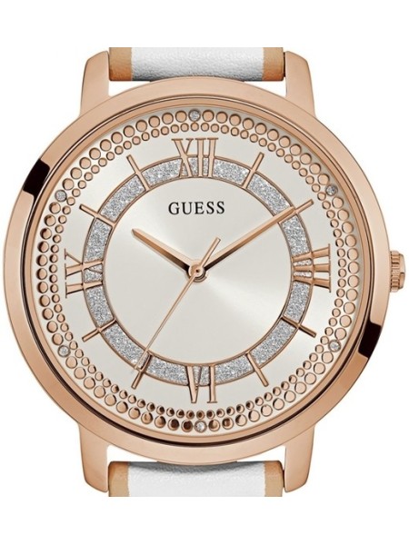 Guess Montauk W0934L1 ladies' watch, real leather strap