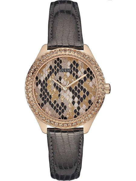 Guess W0626L2 γυναικείο ρολόι, με λουράκι real leather