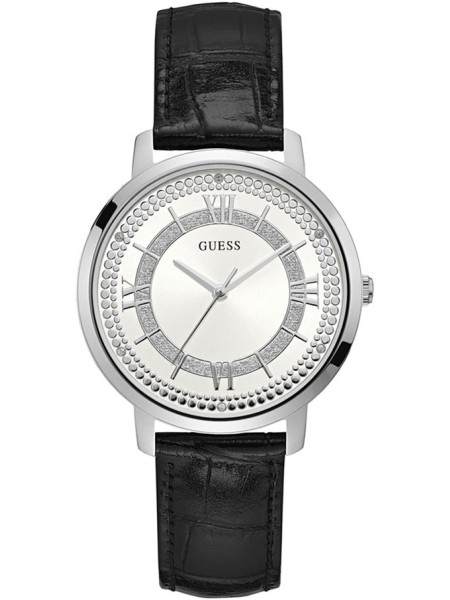Guess W0934L2 ladies' watch, real leather strap