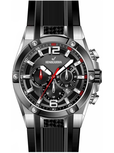 Heinrichssohn HS1011D men's watch, silicone strap