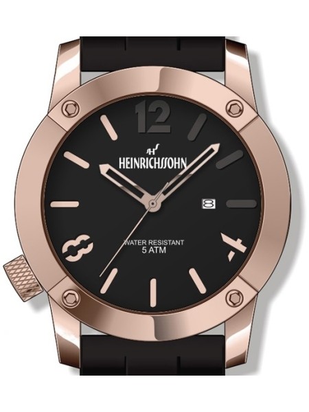 Heinrichssohn HS1014C men's watch, silicone strap