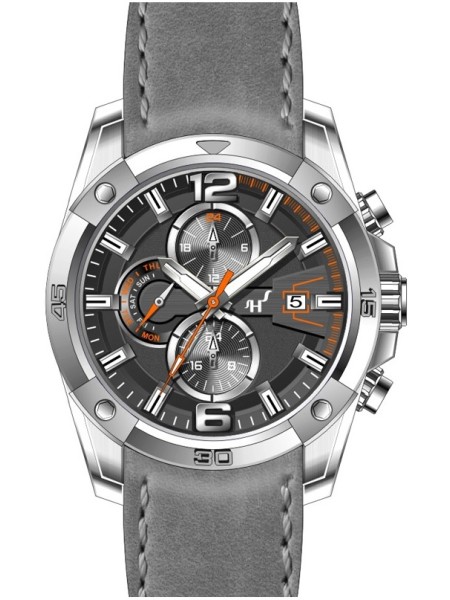 Heinrichssohn HS1012E men's watch, cuir véritable strap