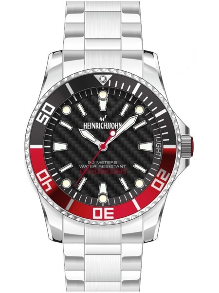 Heinrichssohn HS1015A men's watch, stainless steel strap