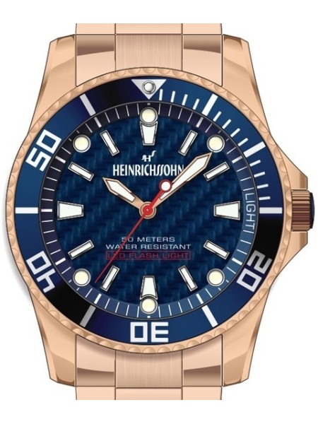 Heinrichssohn HS1015C men's watch, stainless steel strap