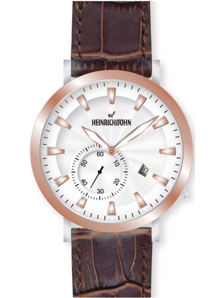 Heinrichssohn HS1016A montre pour homme, cuir véritable sangle