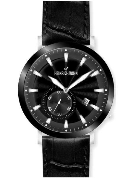 Heinrichssohn HS1016C men's watch, real leather strap