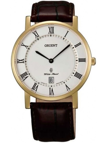 Orient Klassik FGW0100FW0 men's watch, real leather strap