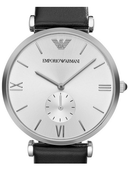 Emporio Armani AR1674 men's watch, real leather strap