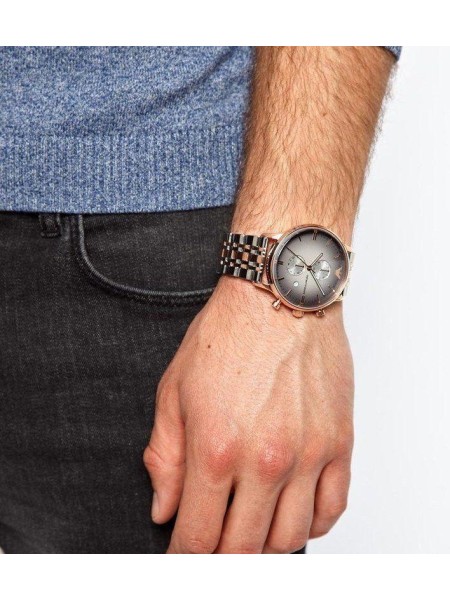 Emporio Armani AR1721 men's watch, acier inoxydable strap