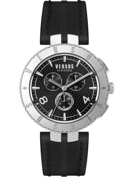 Versus by Versace S76080017 men's watch, real leather strap