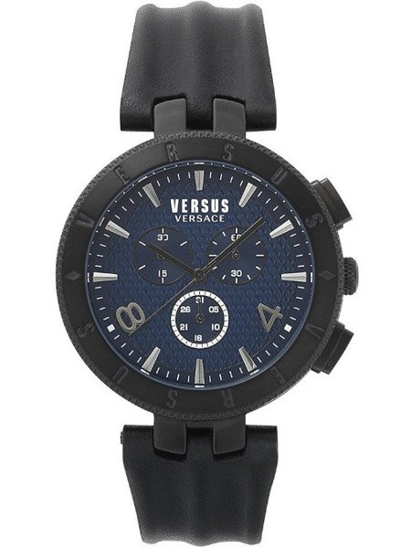 Versus by Versace S76120017 men's watch, real leather strap
