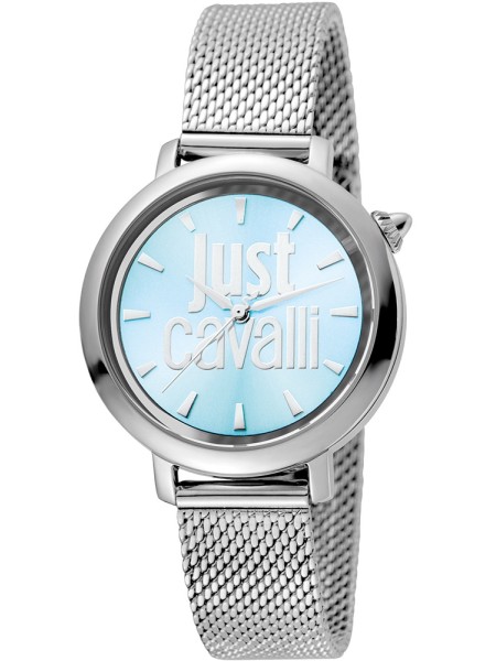 Just Cavalli JC1L007M0055 damklocka, rostfritt stål armband