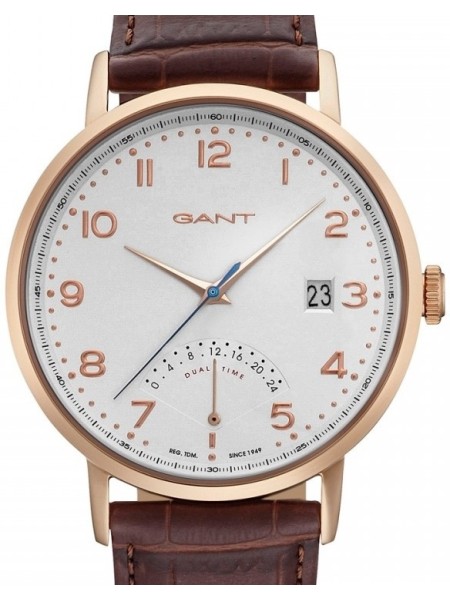 Gant GT022003 herrklocka, äkta läder armband