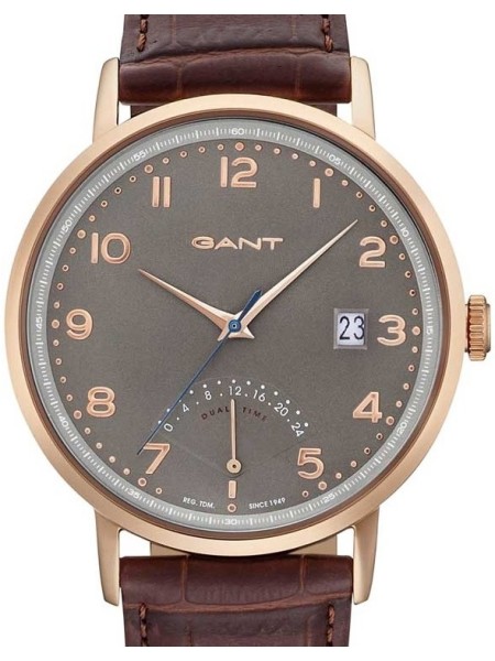 Gant GT022004 herrklocka, äkta läder armband