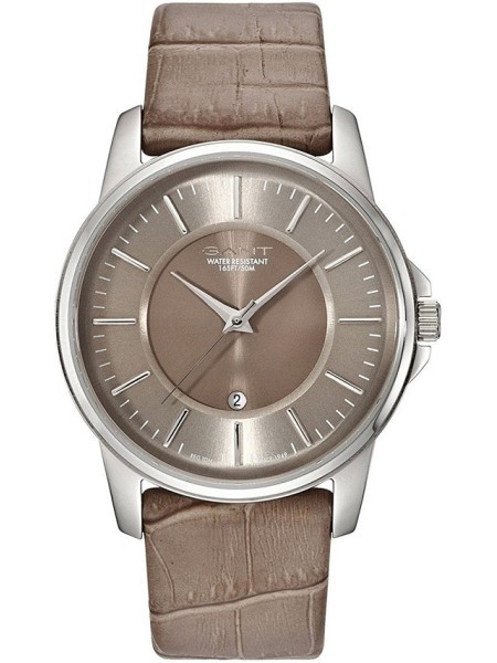 Gant GT004002 men's watch, real leather strap