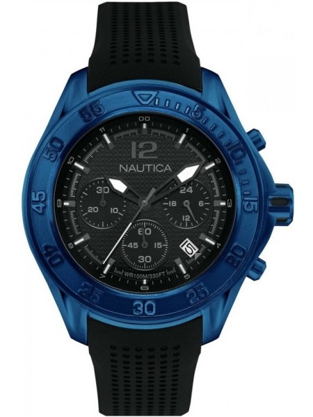 Nautica NAD25504G men's watch, silicone strap