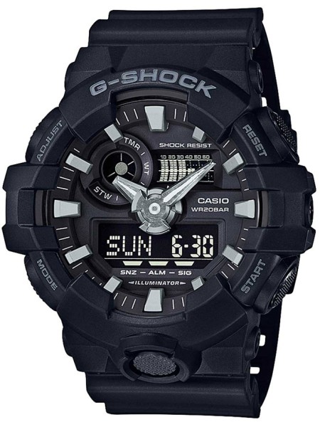 Casio G-Shock GA-700-1BER herenhorloge, hars bandje