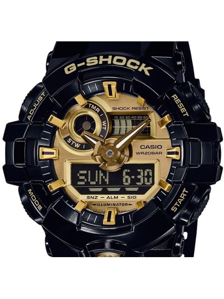Casio G-Shock GA-710GB-1AER men's watch, resin strap