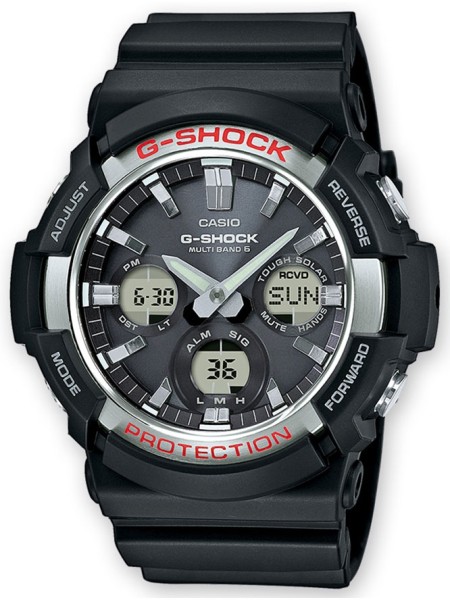 Casio GAW-100-1AER men's watch, resin strap