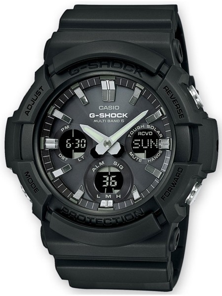 Casio G-Shock GAW-100B-1AER herrklocka, harts armband