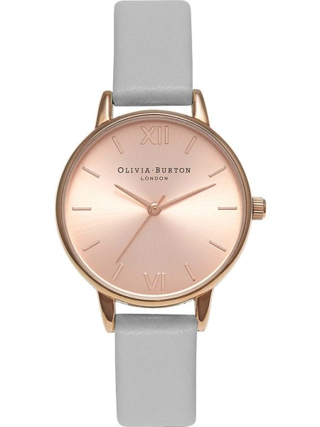 Olivia Burton OB15MD46 sieviešu pulkstenis, real leather siksna