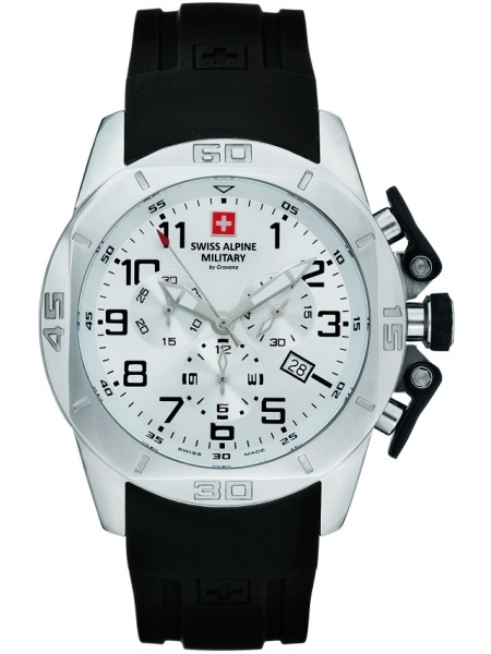 Swiss Alpine Military Chrono SAM7063.9833 men's watch, silicone strap
