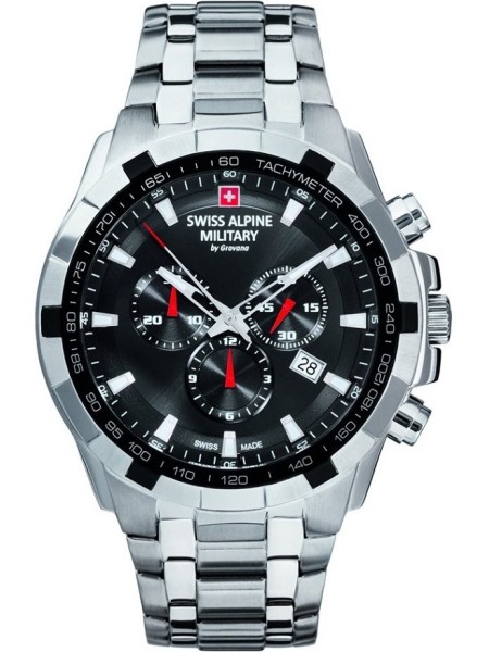 Swiss Alpine Military Chrono SAM7043.9137 men's watch, stainless steel strap