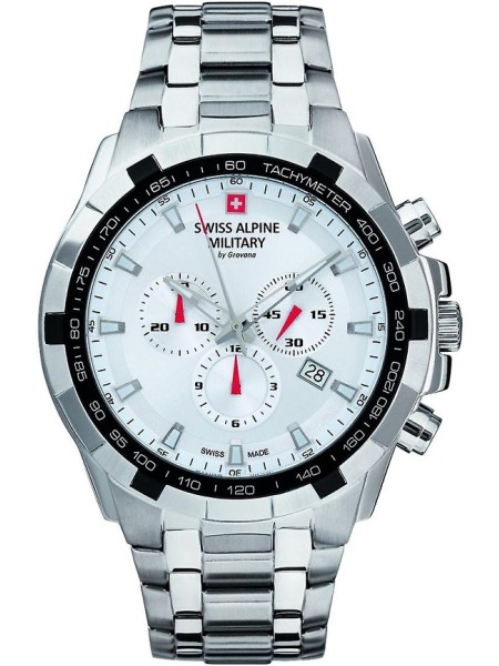 Swiss Alpine Military Chrono SAM7043.9132 montre pour homme, acier inoxydable sangle