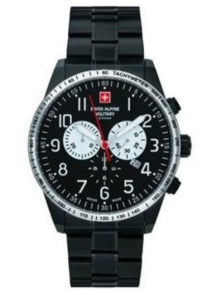 Swiss Alpine Military Chrono SAM7082.9177 men's watch, stainless steel strap