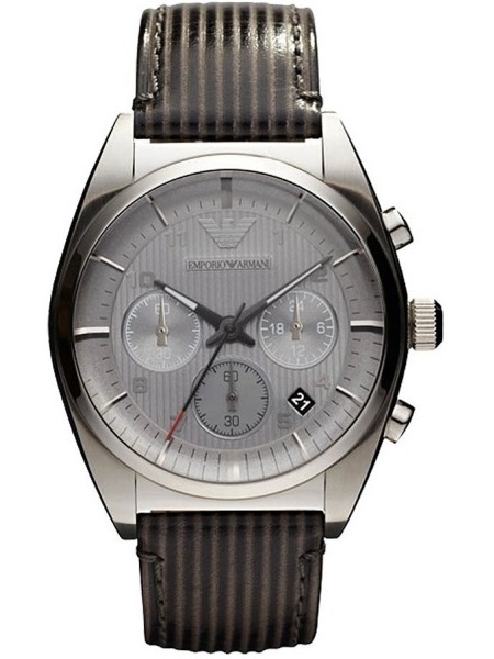 Emporio Armani AR0370 men's watch, real leather strap
