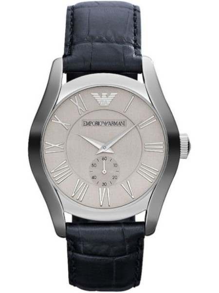 Emporio Armani AR1666 men's watch, real leather strap