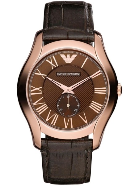 Emporio Armani AR1705 men's watch, cuir véritable strap