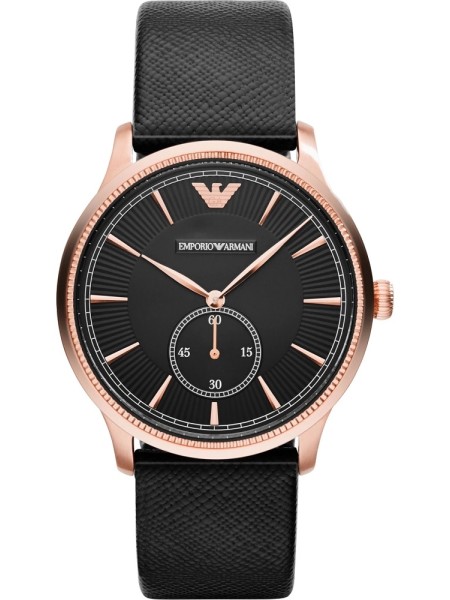 Emporio Armani AR1798 men's watch, real leather strap