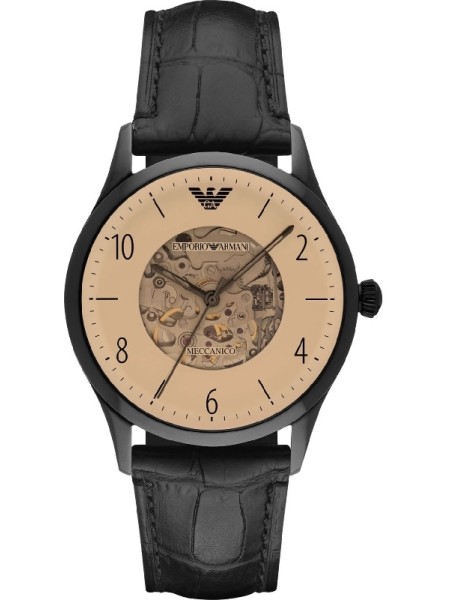 Emporio Armani AR1923 men's watch, real leather strap