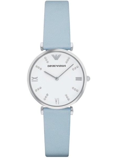 Emporio Armani AR1928 ladies' watch, real leather strap