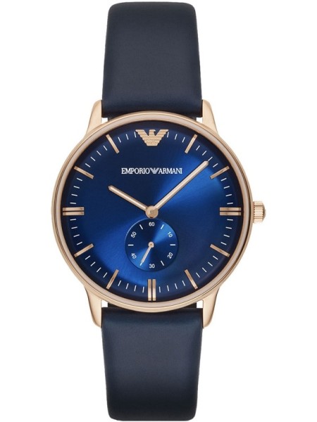 Emporio Armani AR2071 men's watch, cuir véritable strap