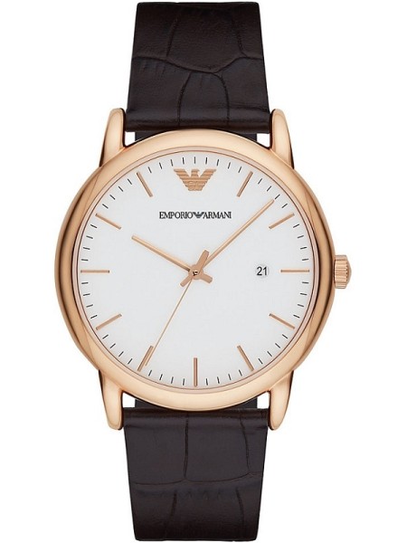 Emporio Armani AR2502 men's watch, real leather strap