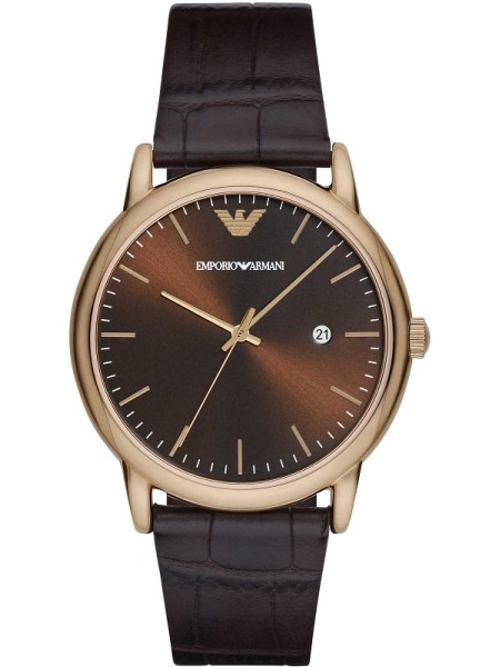 Emporio Armani AR2503 men's watch, real leather strap
