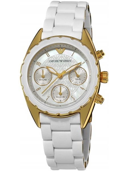 Emporio Armani AR5945 Γυναικείο ρολόι, rubber λουρί