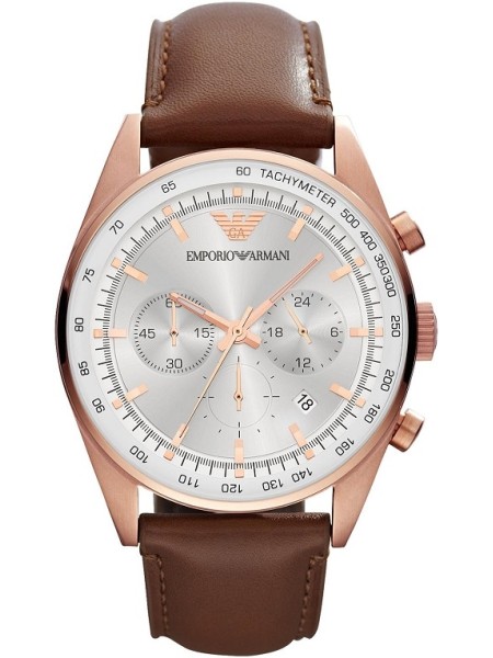 Emporio Armani AR5995 men's watch, real leather strap | DIALANDO®  Netherlands