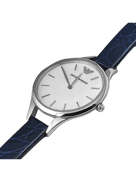 Emporio Armani AR11090 Γυναικείο ρολόι, real leather λουρί