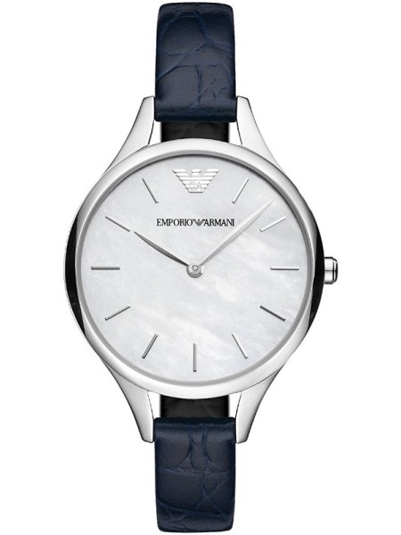 Emporio Armani AR11090 Γυναικείο ρολόι, real leather λουρί