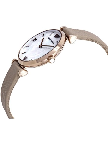 Emporio Armani AR11111 Γυναικείο ρολόι, real leather λουρί