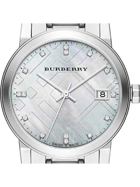 Burberry BU9125 damklocka, rostfritt stål armband
