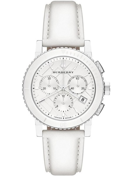Burberry BU9701 ladies' watch, real leather strap