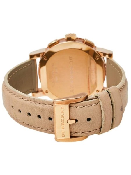 Burberry BU9704 Relógio para mulher, pulseira de cuero real